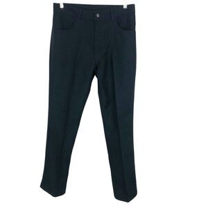 Levi’s Men 517 33 30 Boot Cut Navy Black Label Pants 100% Poly Purple Stitching